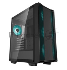 Компьютерный корпус Deepcool CC560 V2 черный без БП ATX 4x120mm 1xUSB2.0 1xUSB3.0 audio bott PSU