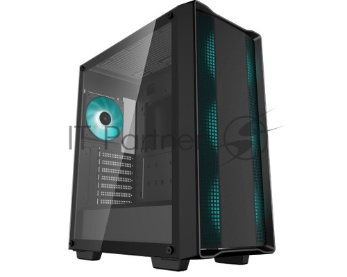 Компьютерный корпус Deepcool CC560 V2 черный без БП ATX 4x120mm 1xUSB2.0 1xUSB3.0 audio bott PSU