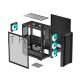 Компьютерный корпус Deepcool CC560 V2 черный без БП ATX 4x120mm 1xUSB2.0 1xUSB3.0 audio bott PSU