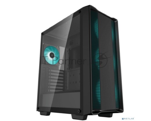 Компьютерный корпус Deepcool CC560 V2 черный без БП ATX 4x120mm 1xUSB2.0 1xUSB3.0 audio bott PSU