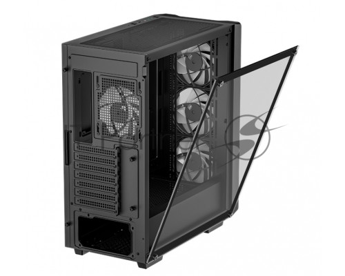 Компьютерный корпус Deepcool CC560 V2 черный без БП ATX 4x120mm 1xUSB2.0 1xUSB3.0 audio bott PSU