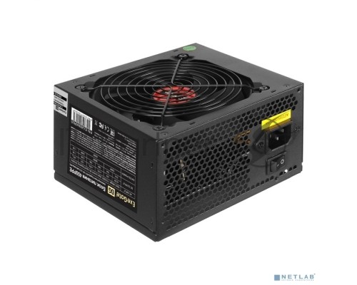 Блок питания Exegate EX260640RUS-PC 450W Exegate 450PPE, ATX, black, APFC, 12cm, 24p+(4+4)p, PCI-E, 3*IDE, 5*SATA, FDD