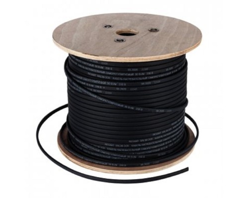 [Rexant Обогрев труб] PROconnect (51-0255-4) Кабель греющий саморегулирующийся для труб, водостоков, крыш 40КНС 2ЛП-65/85, UV, неэкранированный, 40Вт/м, 200м