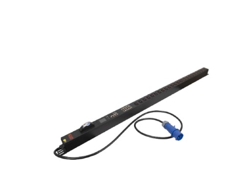 [Дополнительное оборудование Powercom] PowerCom Блок распределения питания PDU-32AVMS24-14C3-10C9-1P {1918841}