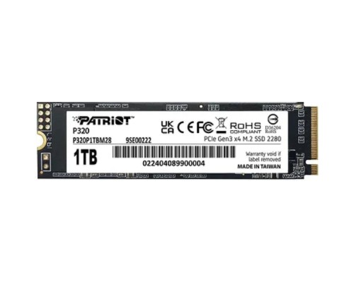 [Модуль памяти] Накопитель SSD Patriot PCIe 3.0 x4 1TB P320P1TBM28 P320 M.2 2280