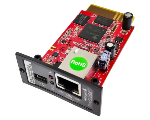 [Дополнительное оборудование Систем Электрик] SE9604 Сетевая карта 10/100/1000М для однофазных ИБП Systeme Electric (Netility)