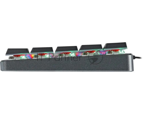 Клавиатура Acer OKW302 механическая серебристый USB for gamer LED (ZL.KBDCC.01C)
