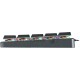 Клавиатура Acer OKW302 механическая серебристый USB for gamer LED (ZL.KBDCC.01C)