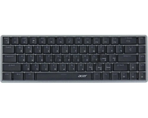 Клавиатура Acer OKW302 механическая серебристый USB for gamer LED (ZL.KBDCC.01C)