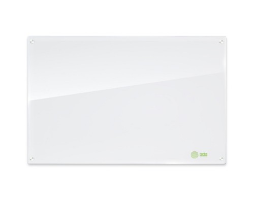 [Демонстрационная доска] Cactus доска стеклянная  CS-GBD-90X120-UWT-TM Сквозное крепление стеклянная ультра белый 90x120 стекло крепления