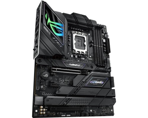 Материнская плата ASUS ROG STRIX Z790-F GAMING WIFI II, LGA 1700, Intel Z790, 4xDDR5, 4xSATA, 5xM.2, 1xPCI-E 5.0 x16, 1xPCI-E 4.0 x4, 1xHDMI, 1xDisplayPort, 1x 2.5Gb LAN, 2xUSB-A 3.2 Gen 2, 4xUSB-A 3.2 Gen 1, 6xUSB-A 2.0, 2x3.5 мм, 5.1, Standard-ATX