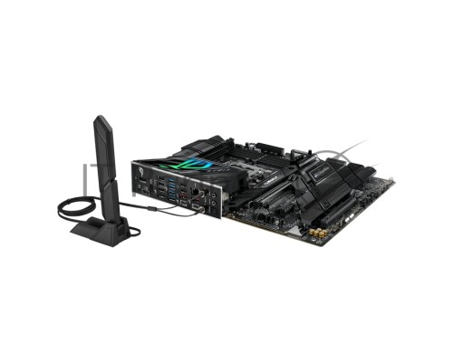 Материнская плата ASUS ROG STRIX Z790-F GAMING WIFI II, LGA 1700, Intel Z790, 4xDDR5, 4xSATA, 5xM.2, 1xPCI-E 5.0 x16, 1xPCI-E 4.0 x4, 1xHDMI, 1xDisplayPort, 1x 2.5Gb LAN, 2xUSB-A 3.2 Gen 2, 4xUSB-A 3.2 Gen 1, 6xUSB-A 2.0, 2x3.5 мм, 5.1, Standard-ATX