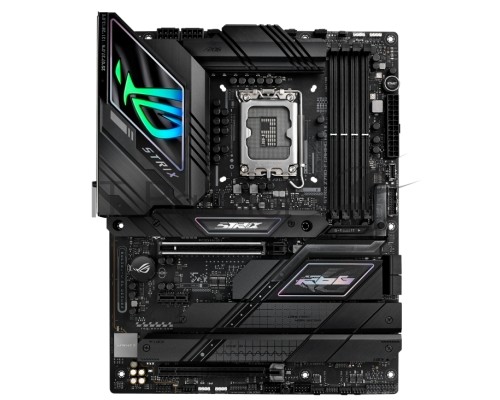 Материнская плата ASUS ROG STRIX Z790-F GAMING WIFI II, LGA 1700, Intel Z790, 4xDDR5, 4xSATA, 5xM.2, 1xPCI-E 5.0 x16, 1xPCI-E 4.0 x4, 1xHDMI, 1xDisplayPort, 1x 2.5Gb LAN, 2xUSB-A 3.2 Gen 2, 4xUSB-A 3.2 Gen 1, 6xUSB-A 2.0, 2x3.5 мм, 5.1, Standard-ATX