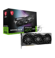 Видеокарта MSI RTX4070 SUPER 12G GAMING SLIM NV RTX4070 Super 12Gb PCI-E 4.0 192bit GDDR6X 2610/210