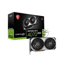 Видеокарта MSI RTX4070 SUPER 12G VENTUS 2X NV RTX4070 Super 12Gb PCI-E4.0 192bit GDDR6X 2610/21000(602-V513-169S)
