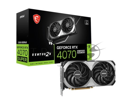 Видеокарта MSI RTX4070 SUPER 12G VENTUS 2X NV RTX4070 Super 12Gb PCI-E4.0 192bit GDDR6X 2610/21000(602-V513-169S)