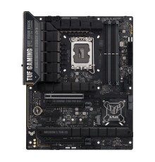 Материнская плата ASUS TUF GAMING Z790-PRO WIFI, LGA 1700, Intel Z790, 4xDDR5, 4xSATA, 4xM.2, 1xPCI-E 3.0 x1, 1xPCI-E 4.0 x4, 1xPCI-E 5.0 x16, 1xDisplayPort, 1xHDMI, 1x2.5Gb LAN, 2xUSB 3.2 Gen 2, 4xUSB 3.2 Gen 1, 1xUSB 3.2 Gen 2x2, 5x3.5 мм, 7.1, ATX