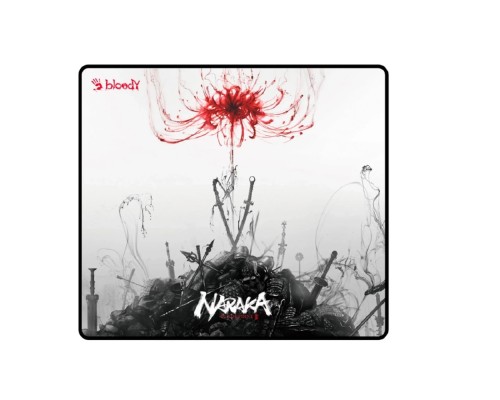 [Коврики] Коврик для мыши A4Tech Bloody BP-45 Naraka Большой белый/рисунок 450 x 400 x 3мм