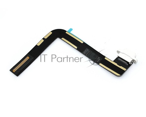 Шлейф c разъемом зарядки для Apple iPad 7 2019, iPad 8 2020 белый