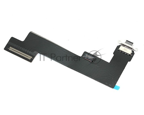 Шлейф c разъемом зарядки для Apple iPad Air 4 черный