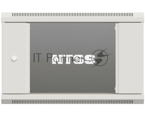 Шкаф коммутационный NTSS Премиум (NTSS-W18U6045GS-2) настенный 18U 600x450мм пер.дв.стекл 60кг серый IP20 сталь