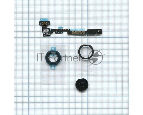 Шлейф кнопки Home для Apple iPad Mini черный
