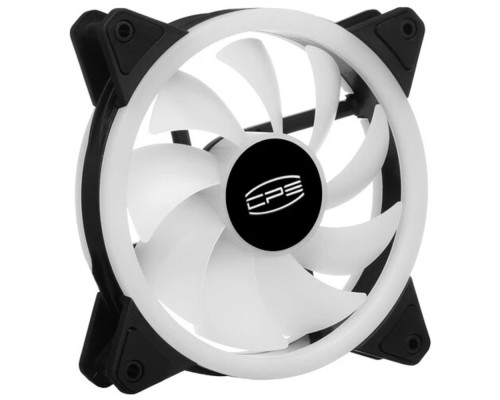 [Вентиляторы] Кулер для корпуса/ PCCooler F3 T120 ARGB BK (120x120x25mm, 4-pin PWM, ARGB, 46CFM, 21.6dBA, 1800RPM, Black)