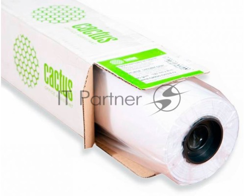 Бумага Cactus CS-PC90-152445 A0+ 1524мм-45м/90г/м2/белый CIE169% матовое универсальная (с покрытием) втулка:50.8мм (2