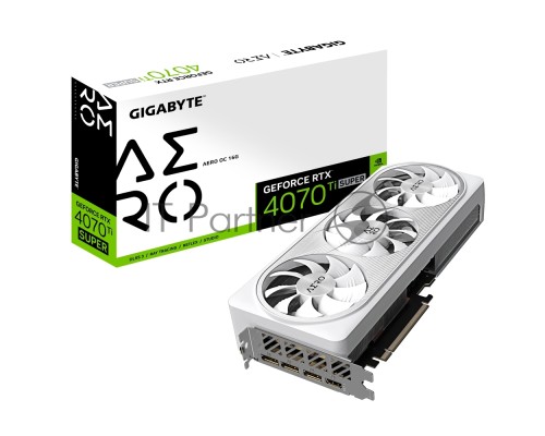 Видеокарта Gigabyte GV-N407TSAERO OC-16GD RTX4070Ti SUPER AERO OC 16GB RTL