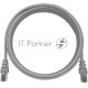 Патч-корд NTSS NTSS-PC-UTP-RJ45-6-0.3-LSZH-GY NTSS-PC-UTP-RJ45-6-0.3-LSZH UTP RJ-45 вил.-вилка RJ-45 кат.6 0.3м серый LSZH (уп.:1шт) 24AWG