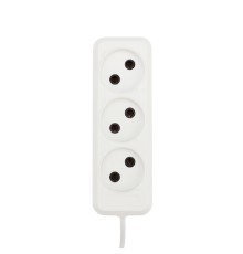 Rexant (11-8732) Удлинитель 3 гнезда, 10м, 2х0,75мм?, б/з, белый