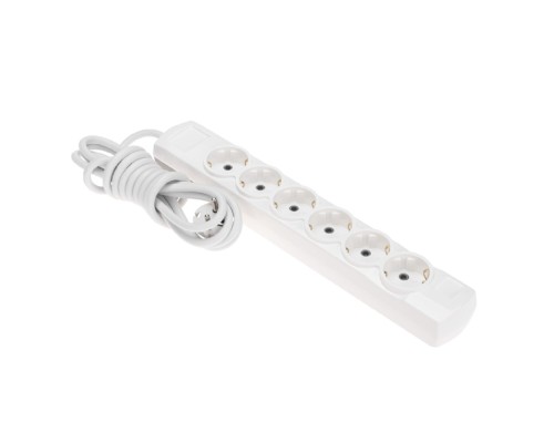 [удлинители] Rexant (13-4113) Удлинитель PREMIUM 6 гнезд, 3м, 3х1,5мм?, с/з, белый