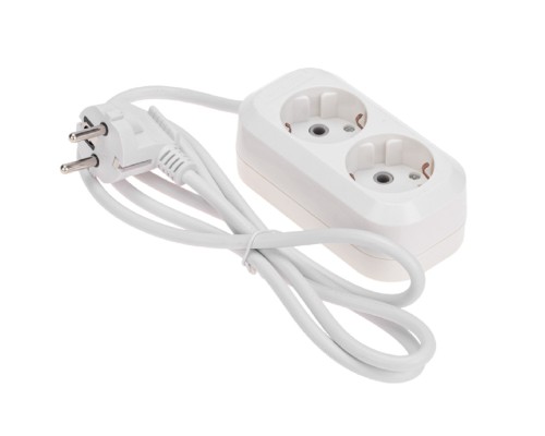 [удлинители] PROconnect (13-4202) Удлинитель 2 гнезда, 1,5м, 3х0,75мм?, с/з, белый