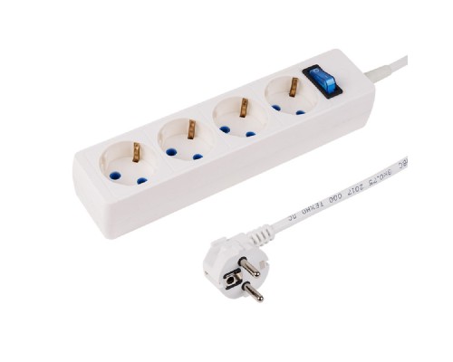 [удлинители] PROconnect (11-7227) Сетевой фильтр STANDARD 4 гнезда, 1,5м, 3х0,75мм?, с/з, белый