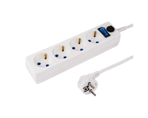 [удлинители] PROconnect (11-7228) Сетевой фильтр STANDARD 4 гнезда, 3м, 3х0,75мм?, с/з + автовыкл., белый