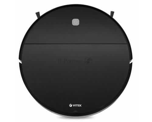 Робот-пылесос Vitek VT-1809 (MC) черный, 28 Вт, 2000 мАч Li-Ion, уборка влажная/сухая, пылесборник контейнер 0.35 л
