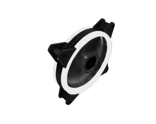 [Вентилятор] Вентилятор Gembird с подсветкой, 120x120x25, гидродин., 3pin/4pin Molex, провод 35см, белый (D12025S12L-W)