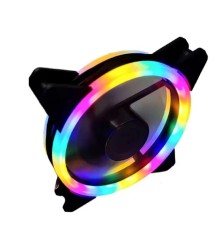 Вентилятор Gembird с подсветкой, 120x120x25, гидродин., 3pin/4pin Molex, провод 35см, цветной (D12025S12L-CF)