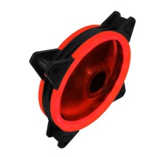 Вентилятор Gembird с подсветкой, 120x120x25, гидродин., 3pin/4pin Molex, провод 35см, красный (D12025S12L-R)