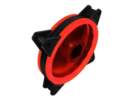 [Вентилятор] Вентилятор Gembird с подсветкой, 120x120x25, гидродин., 3pin/4pin Molex, провод 35см, красный (D12025S12L-R)