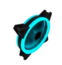 Вентилятор Gembird с подсветкой, 120x120x25, гидродин., 3pin/4pin Molex, провод 35см, синий (D12025S12L-B)