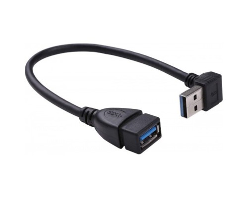 [переходник] KS-is KS-401O Кабель адаптер угловой USB 3.0 M-F,  левый