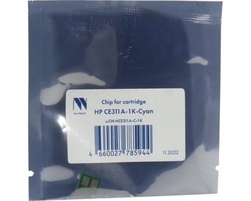 [Запасные части для принтеров и копиров] Чип для картриджа HP CE311A Cyan, (1K)