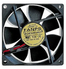 Gembird Вентилятор 80x80x25, втулка, 2 pin, провод 30 см (FANPS)