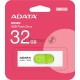 Флеш диск 32GB A-DATA UV320, USB 3.2, белый/зеленый