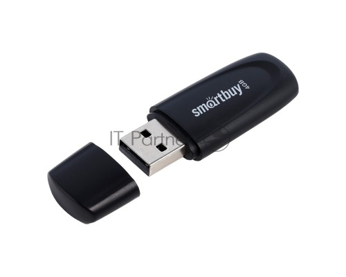 Флеш диск USB 2.0 SmartBuy 004GB Scout Black (SB004GB2SCK)