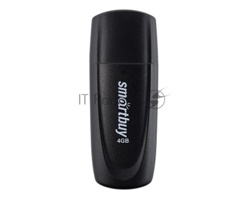 Флеш диск USB 2.0 SmartBuy 004GB Scout Black (SB004GB2SCK)