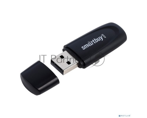 Флеш диск USB 2.0 SmartBuy 004GB Scout Black (SB004GB2SCK)