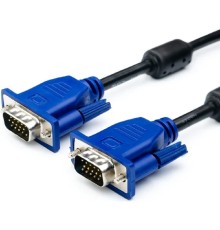 Кабель интерфейсный VGA Filum FL-C-VGAM-VGAM-1.8M 1.8 м., черный, разъемы: VGA male-VGA male, пакет