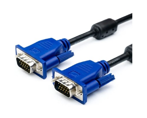 [кабель] Кабель интерфейсный VGA Filum FL-C-VGAM-VGAM-1.8M 1.8 м., черный, разъемы: VGA male-VGA male, пакет